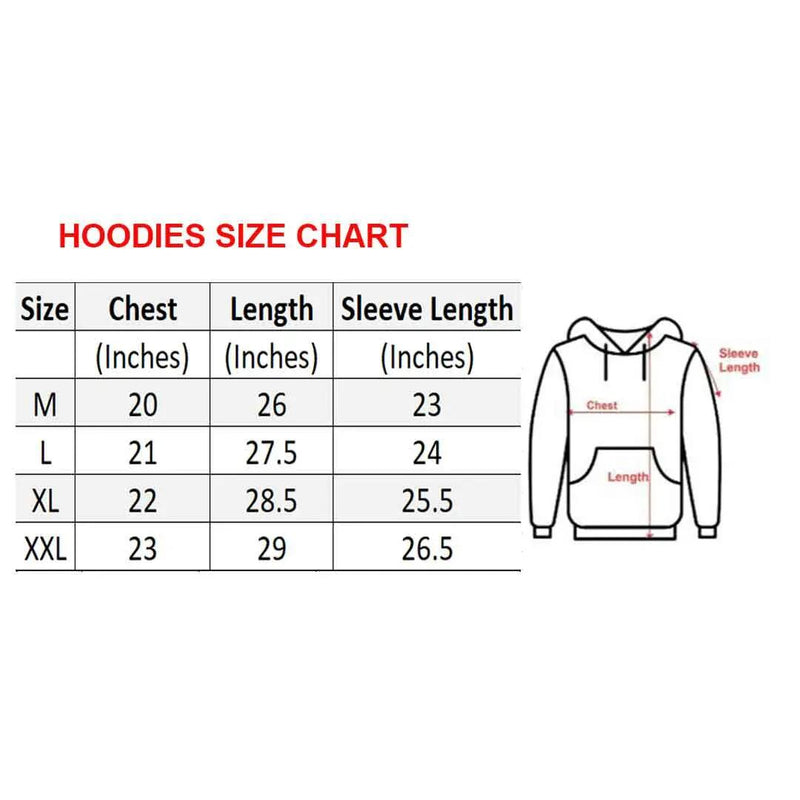 Men's Fleece Plain Zipper Hoodie