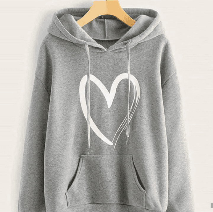 Heart Hoodie –