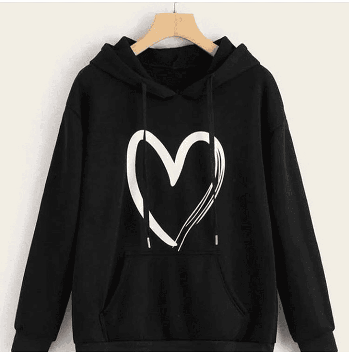 Heart Hoodie –