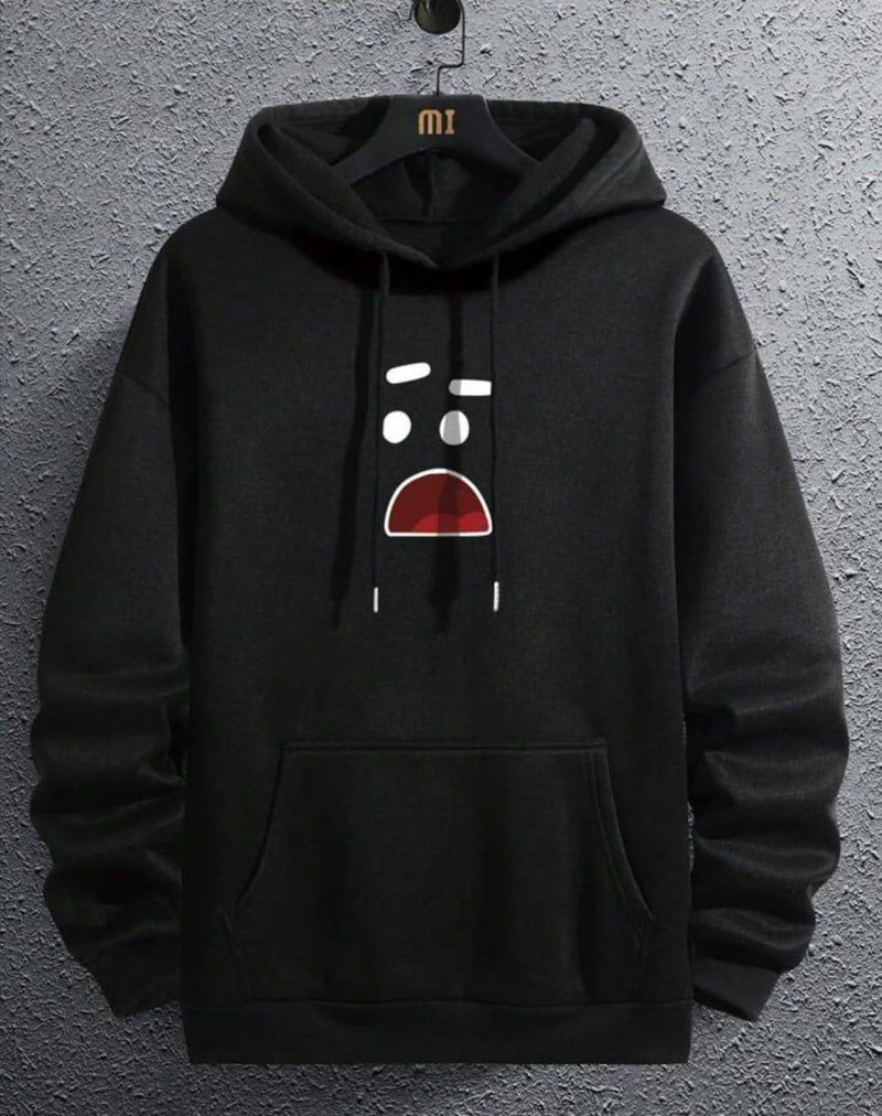 Men's Graphic Fleece - Black