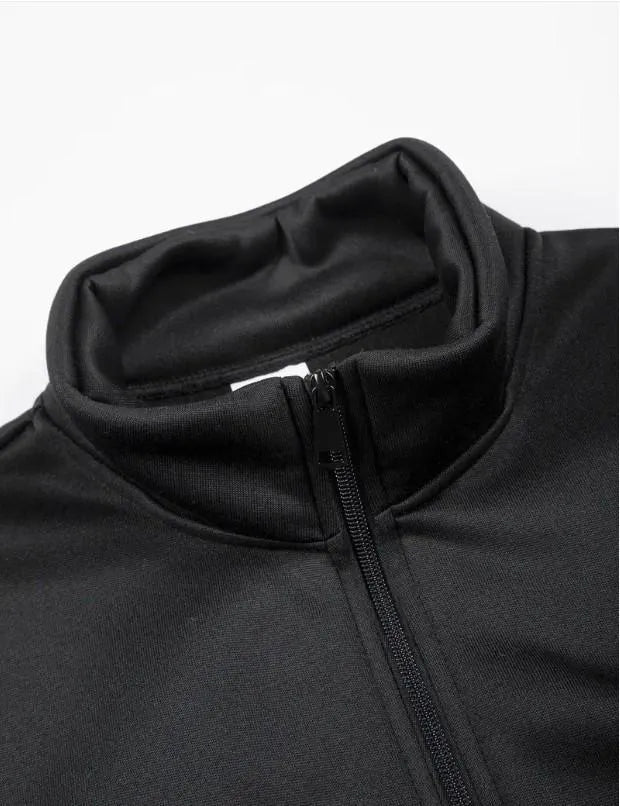2 Pcs Men's Fleece Zipper Track Suit