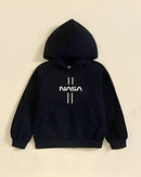 2 Pcs Boy's Fleece Printed Hoodie Tracksuit