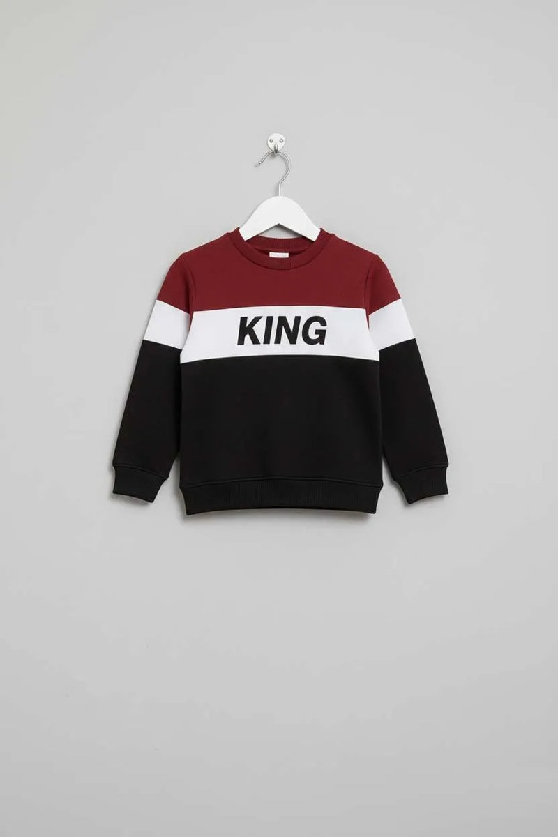 2 Pcs Boys and Girl's Polyester Fleece Printed Tracksuit