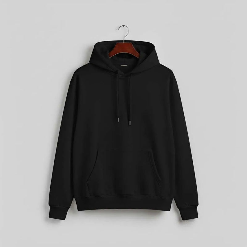 1 Pc Men's Fleece Plain Hoodie
