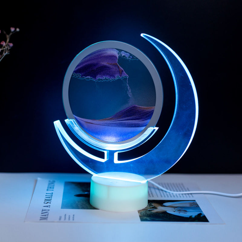 Abstract Art 3D Moving Sand Art