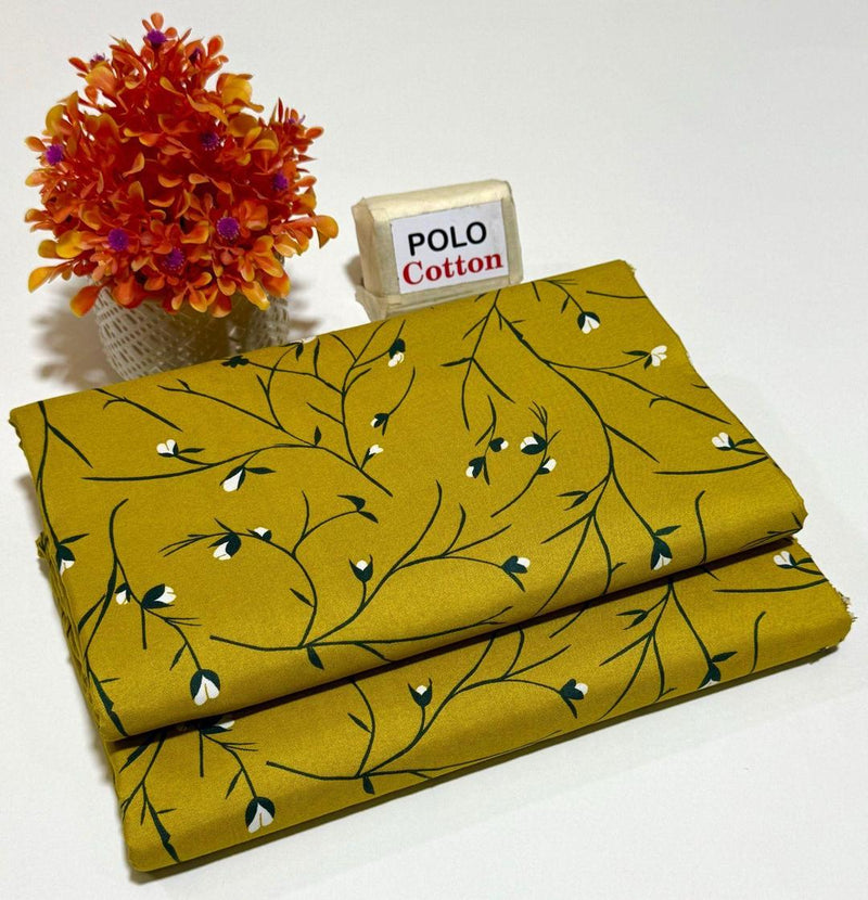 2 Pcs Women's Unstitched Printed Suit