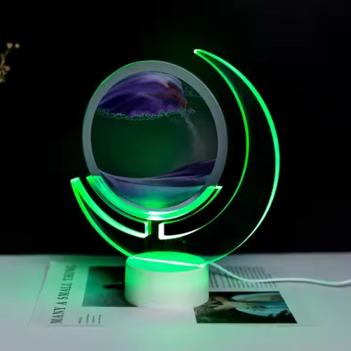 Abstract Art 3D Moving Sand Art