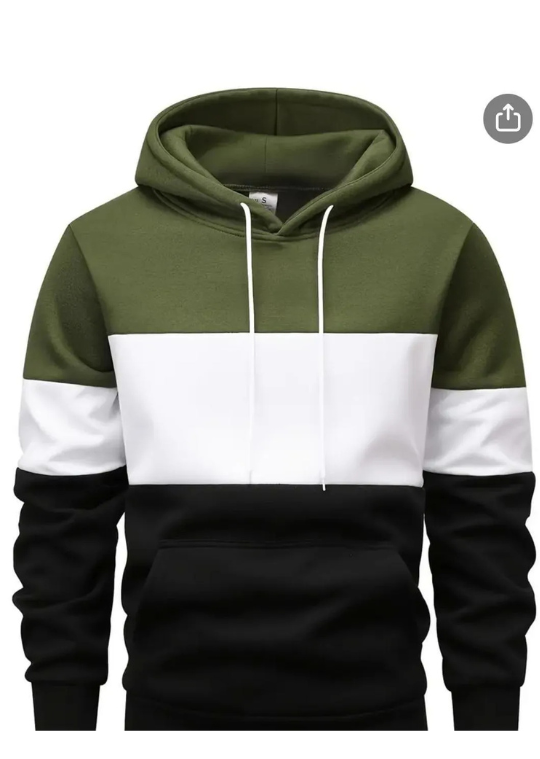 Fleece Plain Hoodie
