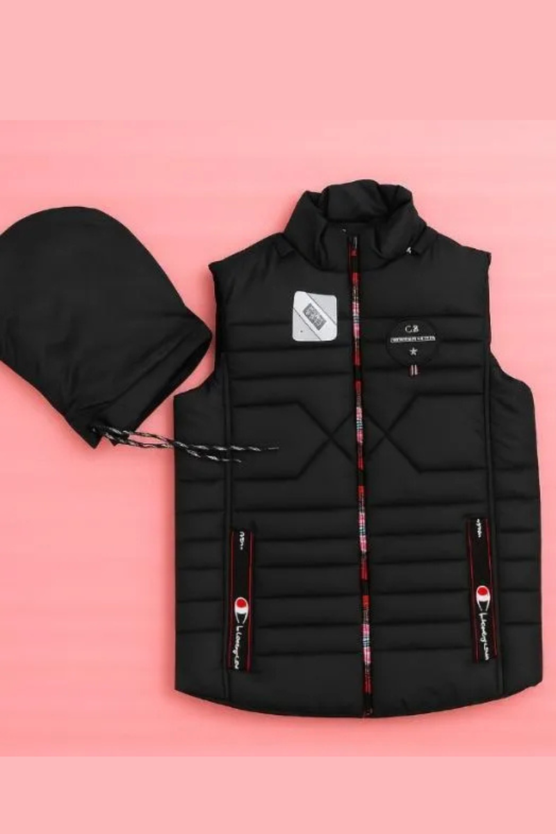 1 Pc Men's Printed Sleeveless Jacket